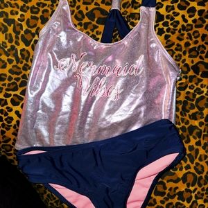 Limited Too two piece bathing suit size 10/12 like new